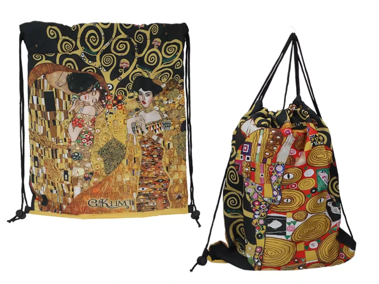 Plecak worek Gustav Klimt motywy z różnych obrazów