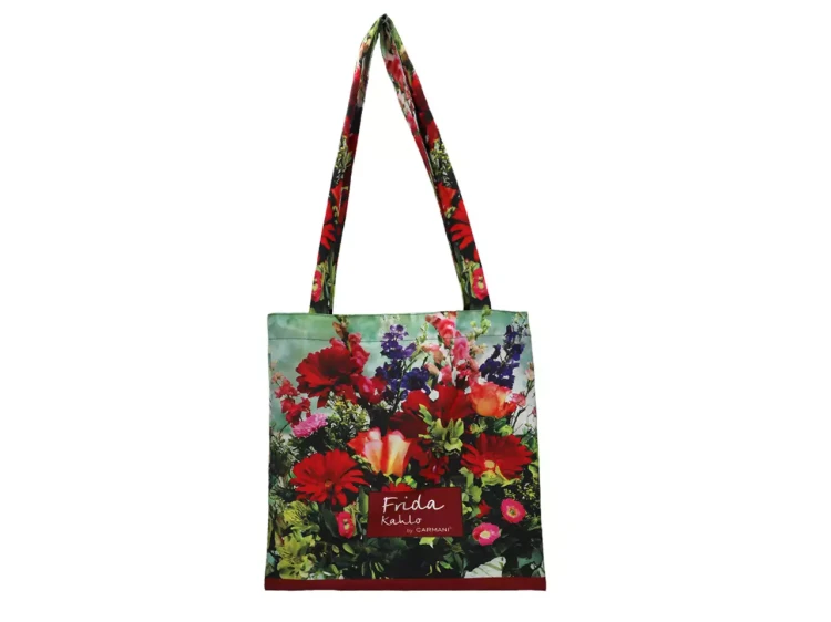 Torba na ramię Frida Kahlo w wianku tył