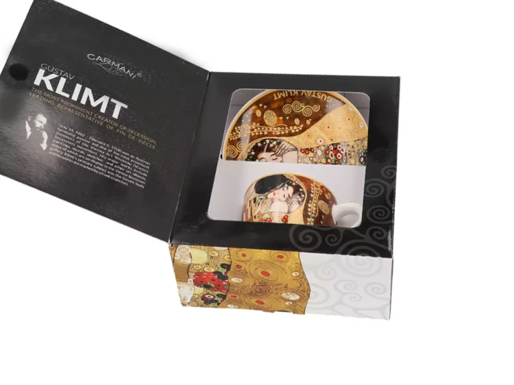 Filiżanka do espresso 80ml Klimt Pocałunek 3.webp