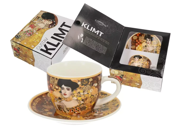 Filiżanka do espresso 80ml Klimt Adele 1.webp