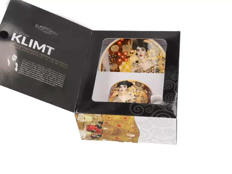 Filiżanka do espresso 80ml Klimt Adele 2.webp