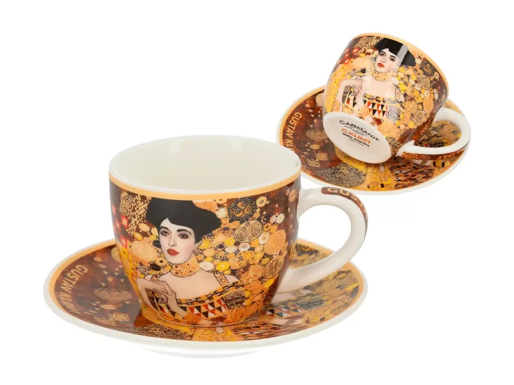 Filiżanka do espresso 80ml Klimt Adele 32.webp