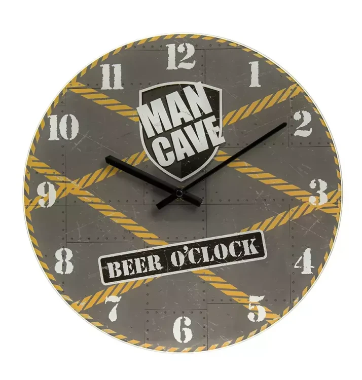 Zegar szklany Man Cave.webp