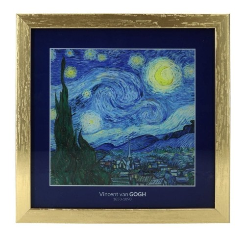 Obraz 21x21 Vincent van Gogh Gwiaździsta noc
