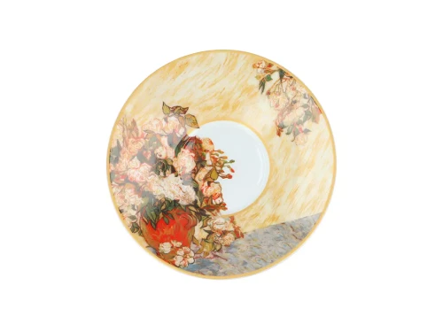 Zestaw kubek i filiżanka Carmani Vincent van Gogh Wazon z różami 2.webp