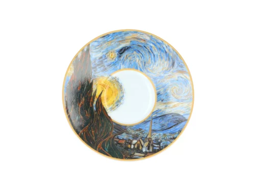 Zestaw kubek i filiżanka Carmani Vincent van Gogh Gwiaździsta noc 2.webp