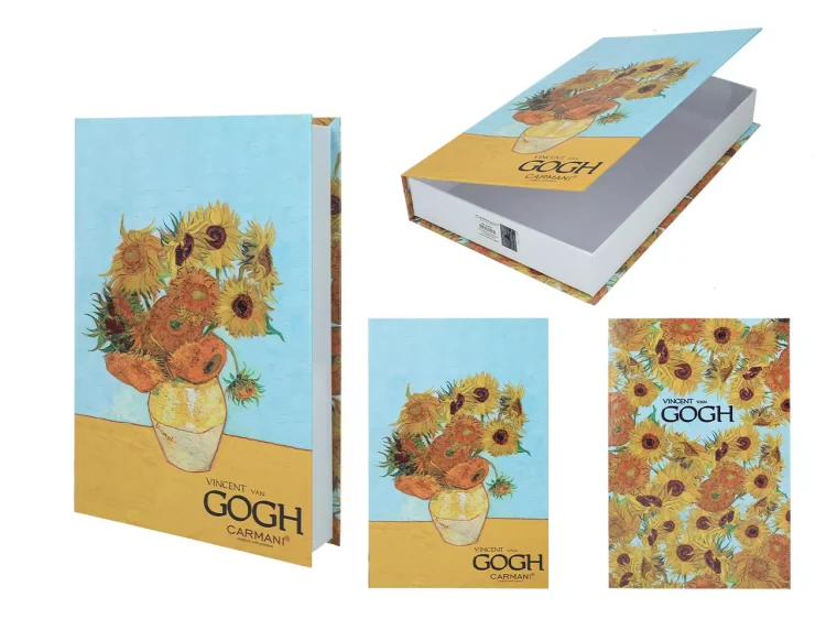 Pudełko na zdjęcia i drobiazgi van Gogh Słoneczniki 1.webp