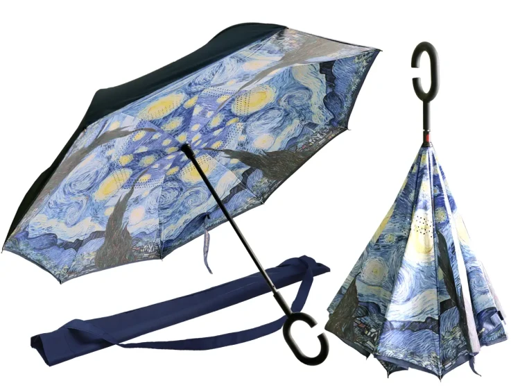Parasol odwrotny Vincent van Gogh Gwiaździsta noc zdjęcie główne
