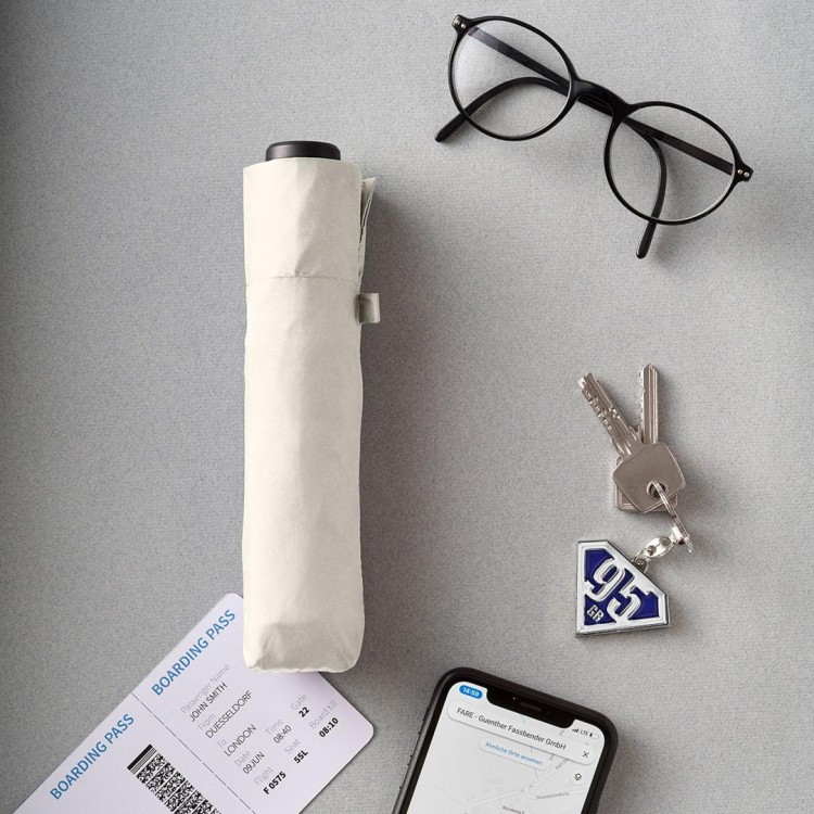 Parasolka składana anty-UV Fare Filigrain Only95 kremowa 8.jpg