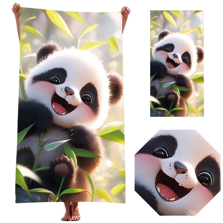 Ręcznik kąpielowy 70x140 Panda 1.jpg