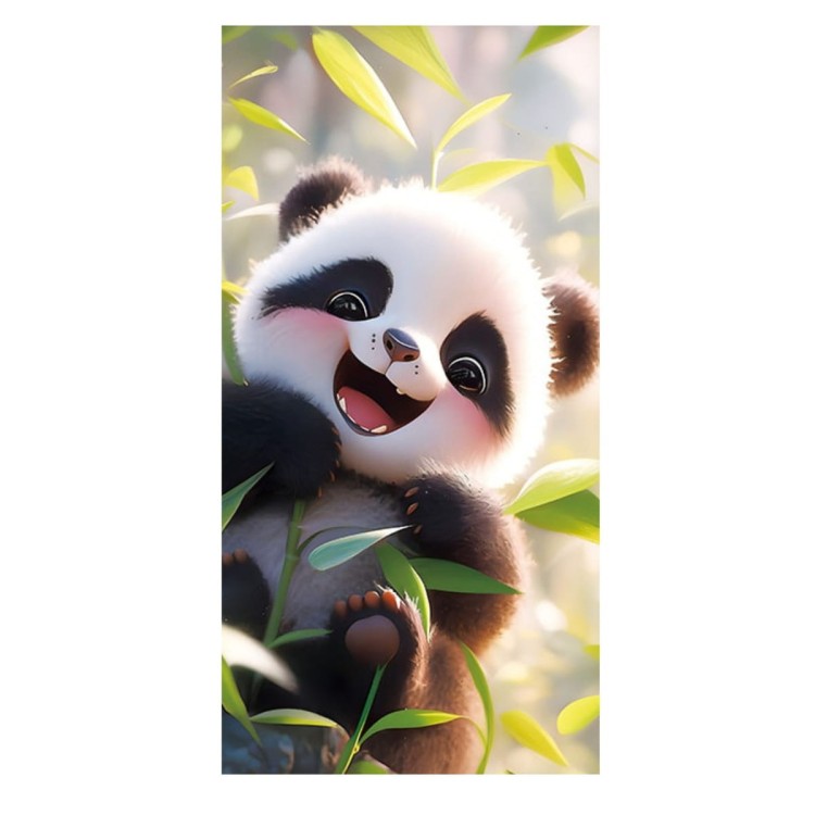 Ręcznik kąpielowy 70x140 Panda 3.jpg