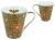 Kubek porcelanowy Casablanca Ornaments zielony 3.webp