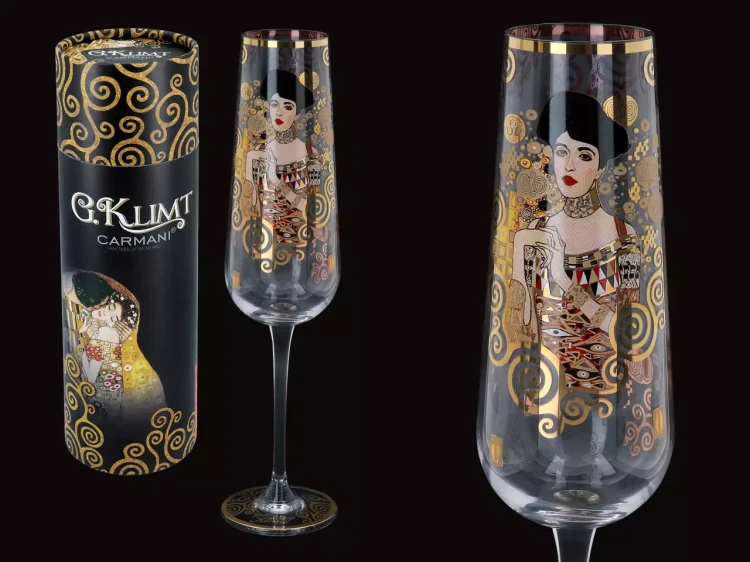 Kieliszek do szampana Gustav Klimt Adele 1.webp