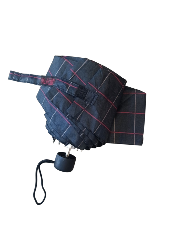 Parasolka kieszonkowa w kratkę EF5512 rączka