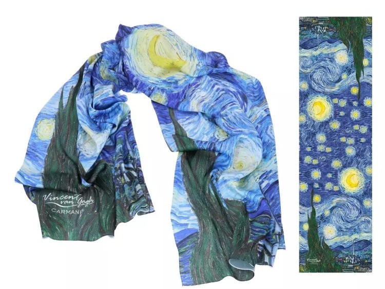 Szal 45x180 cm Vincent van Gogh Carmani 2