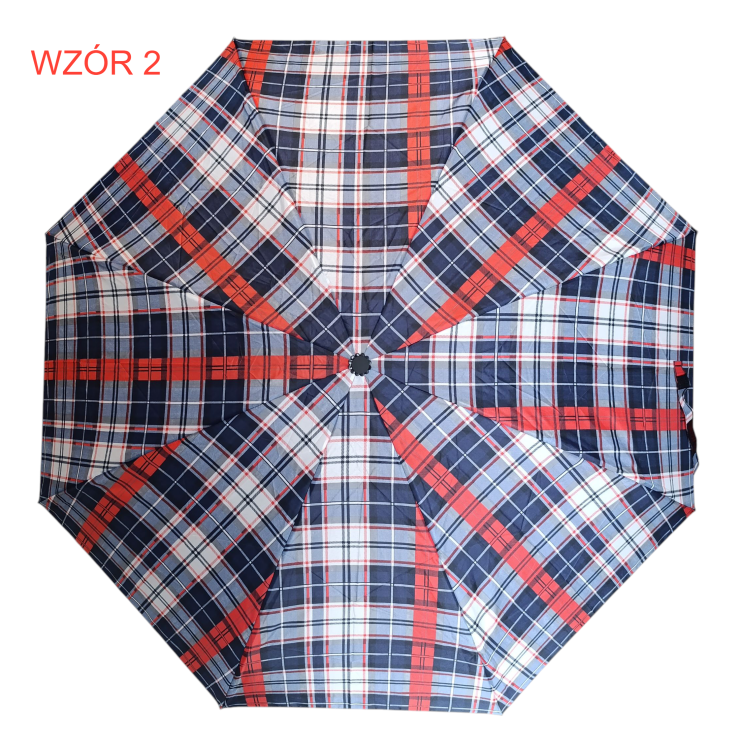 Parasolka kieszonkowa w kratkę EF5512 WZÓR 2