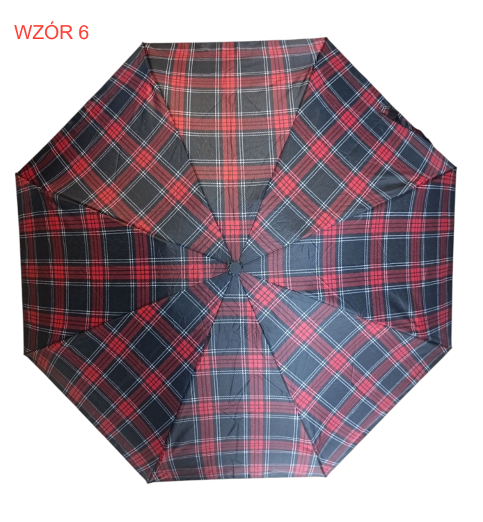 Parasolka kieszonkowa w kratkę EF5512 WZÓR 6