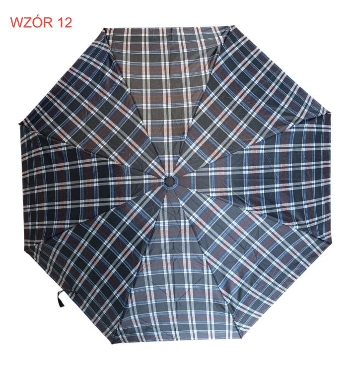 Parasolka kieszonkowa w kratkę EF5512 WZÓR 12