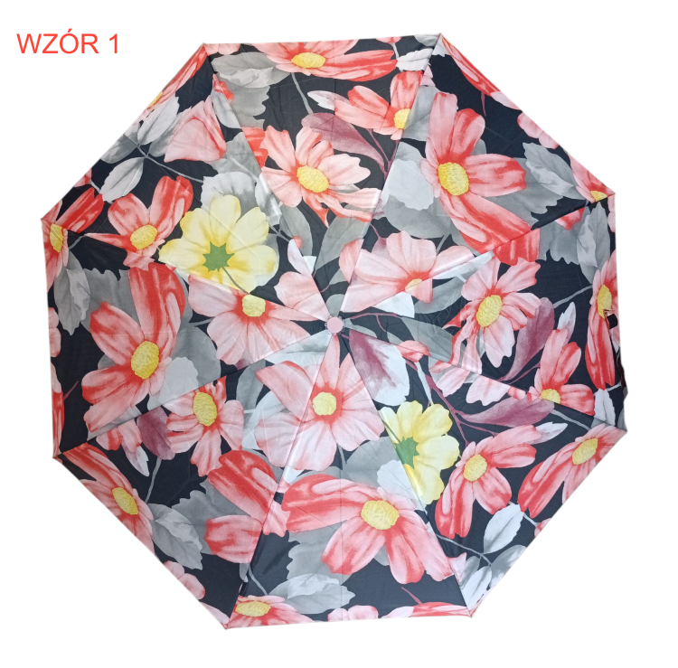 Parasolka kieszonkowa składana w kwiatki EF5515 WZÓR 1