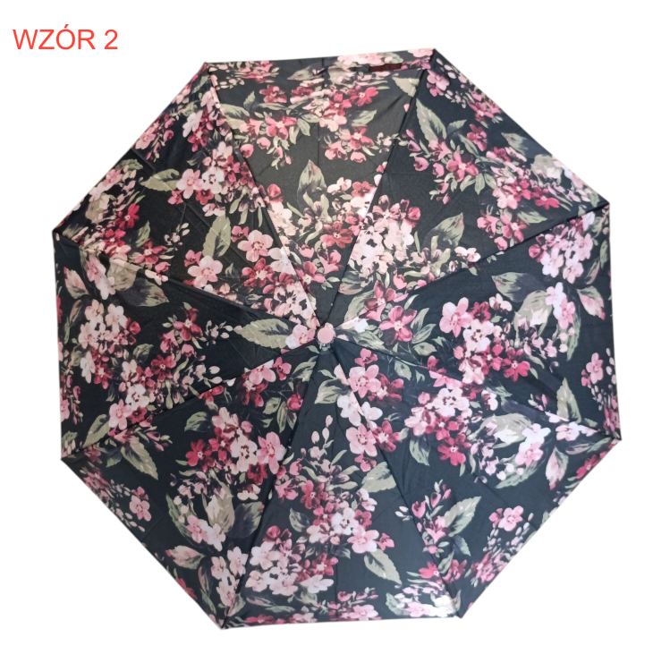 Parasolka kieszonkowa składana w kwiatki EF5515 WZÓR 2