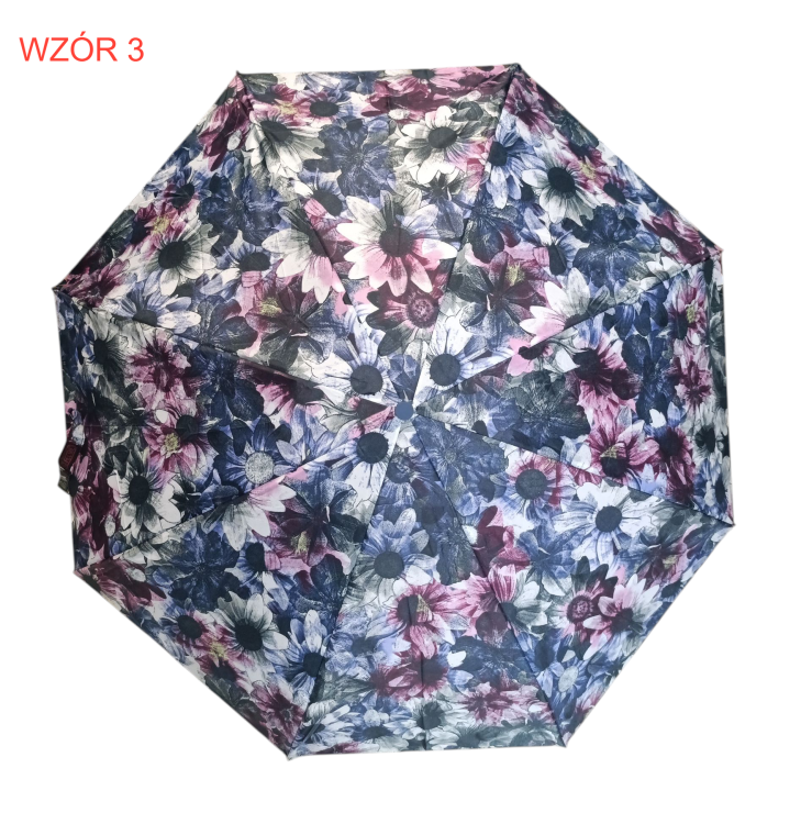 Parasolka kieszonkowa składana w kwiatki EF5515 WZÓR 3