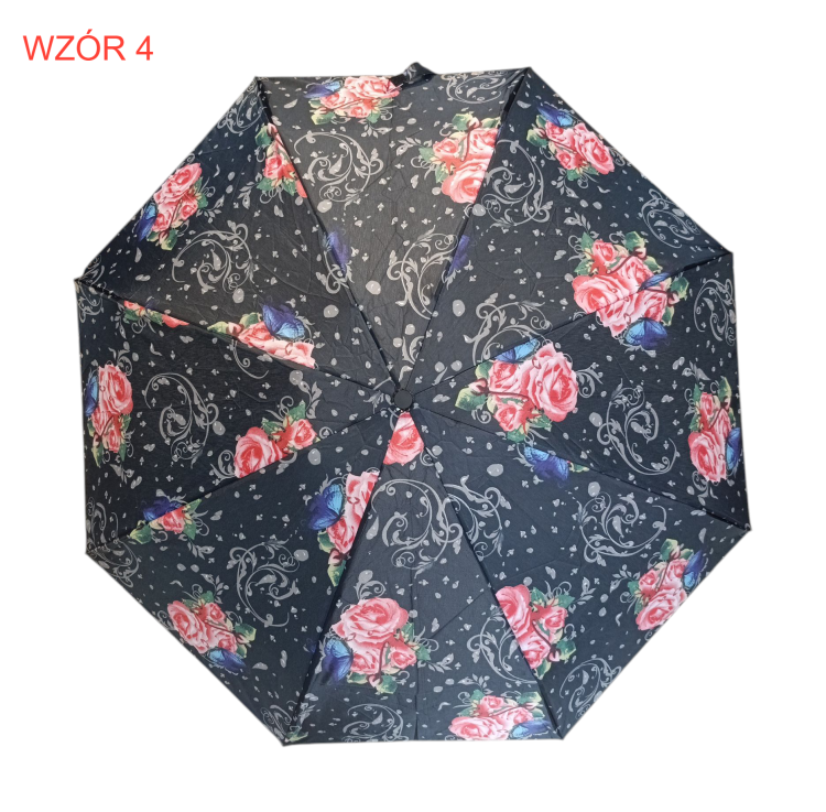 Parasolka kieszonkowa składana w kwiatki EF5515 WZÓR 4
