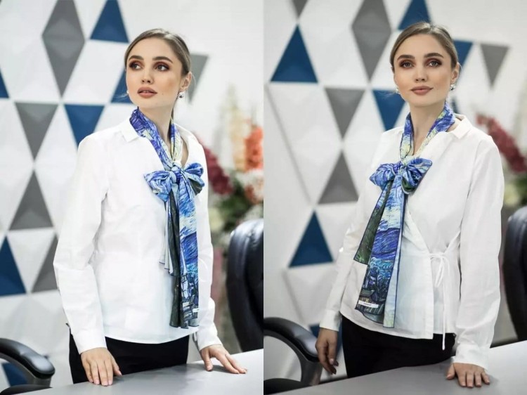 Szal 45x180 cm Vincent van Gogh Carmani 6