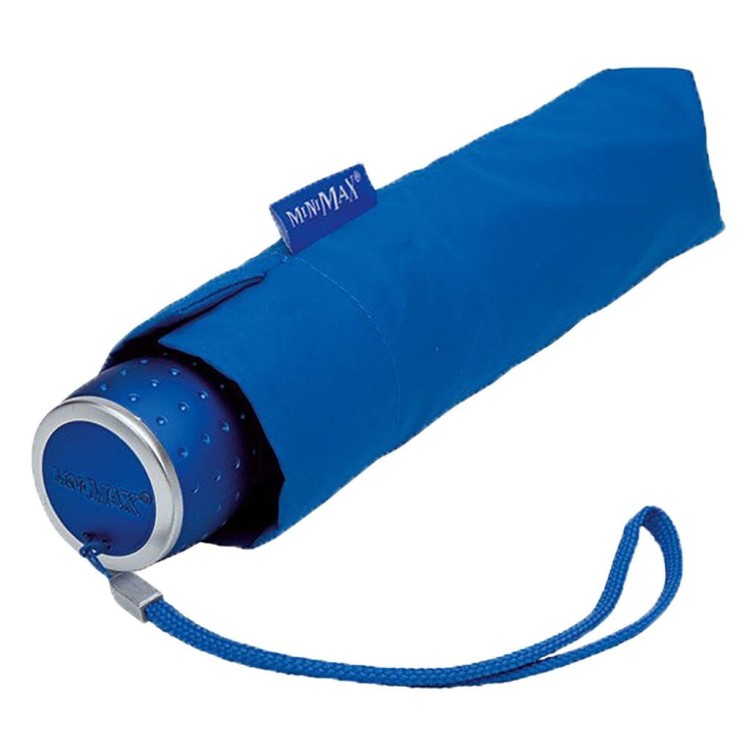 Parasolka składana manualna niebieska z kapibarą złożona