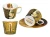 Komplet filiżanek do espresso Gustav Klimt Złote łzy 3.webp