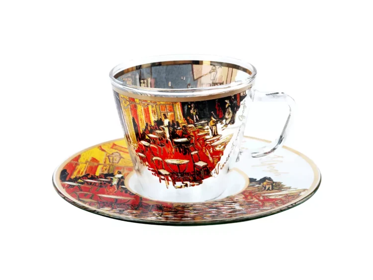 Filiżanka do espresso 100ml Vincent van Gogh Kawiarniany taras 4.webp