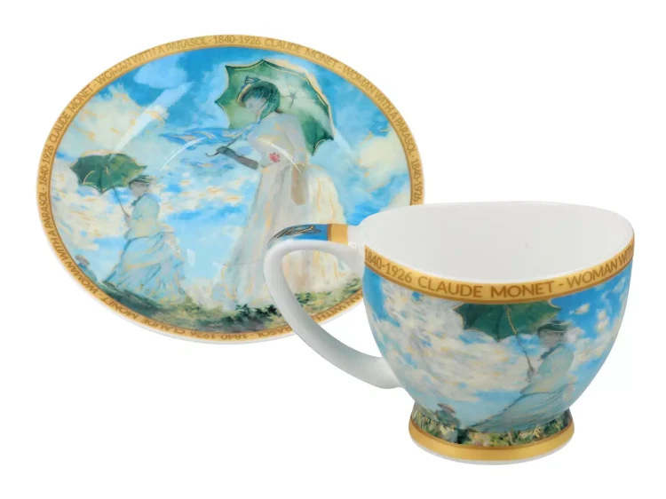 Filiżanka Big Vanessa 350ml Claude Monet Kobieta z parasolem zdjęcie główne.webp