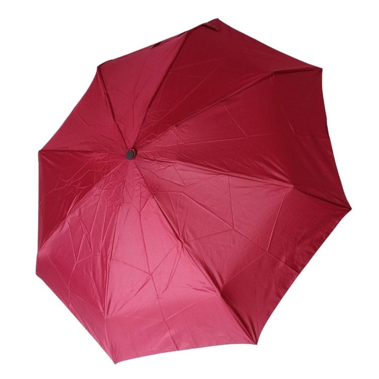 Parasolka składana kieszonkowa w jednolitym kolorze - kolor bordowy