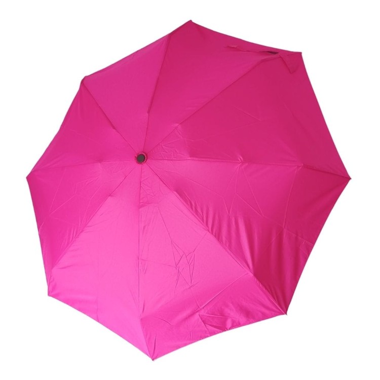 Parasolka składana kieszonkowa w jednolitym kolorze - kolor różowy