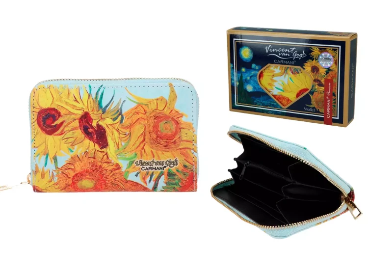 Portfel na zamek Vincent van Gogh Słoneczniki zdjęcie główne.webp
