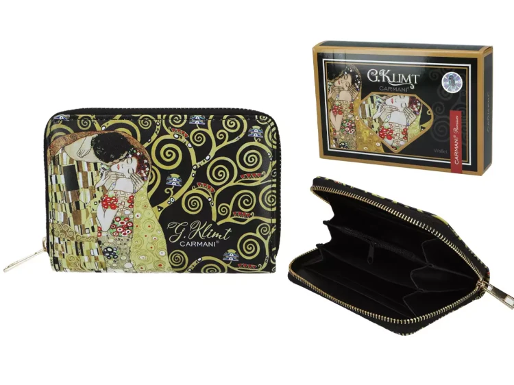 Portfel na zamek Gustav Klimt Pocałunek zdjęcie główne.webp