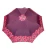 Parasolka składana manualna Parasol DM322 Burgund czasza rozłożona widok z góry