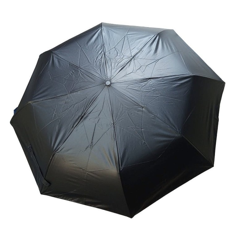 Parasolka Modigliani Autoportret i Lunia Czechowska wzór pod spodem czasza rozłożona widok z góry - parasolka jest od góry czarna