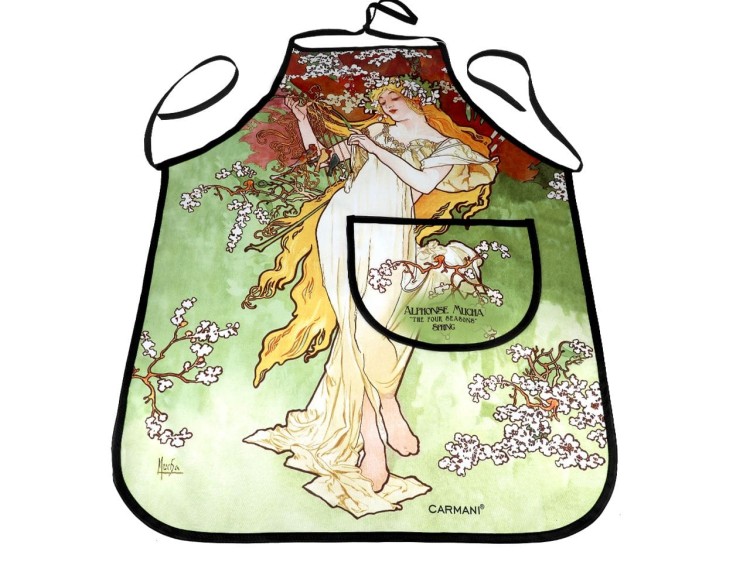 Fartuszek kuchenny carmani a.mucha wiosna 2