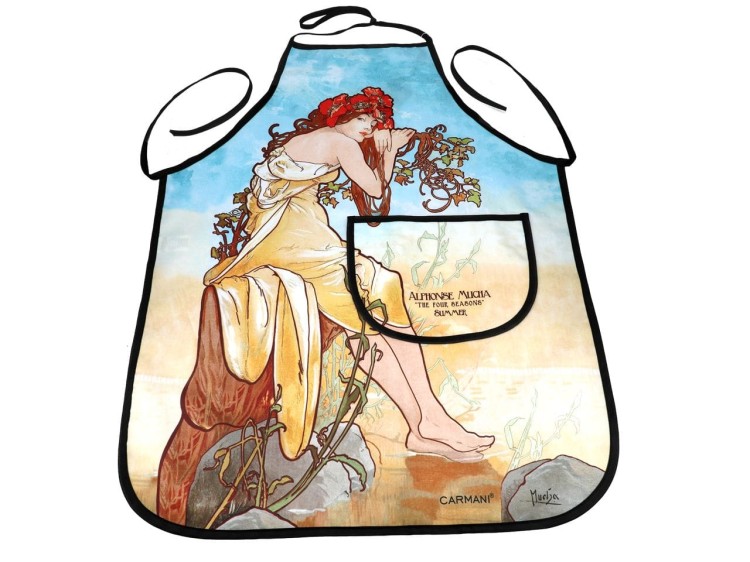Fartuszek kuchenny carmani a.mucha lato 3
