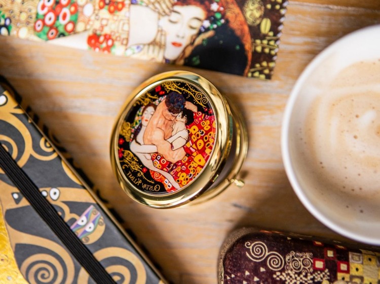 Lusterko do torebki na prezent Carmani Klimt 2