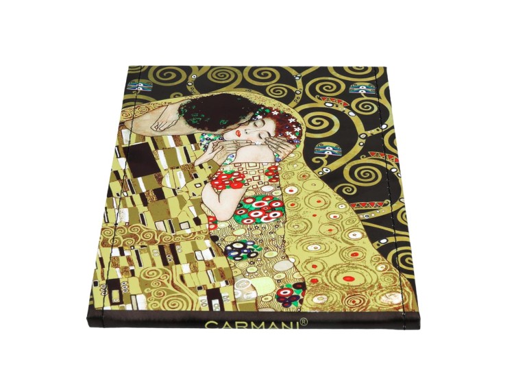 Lusterko 21x15 w etui z podstawką Klimt Pocałunek 7