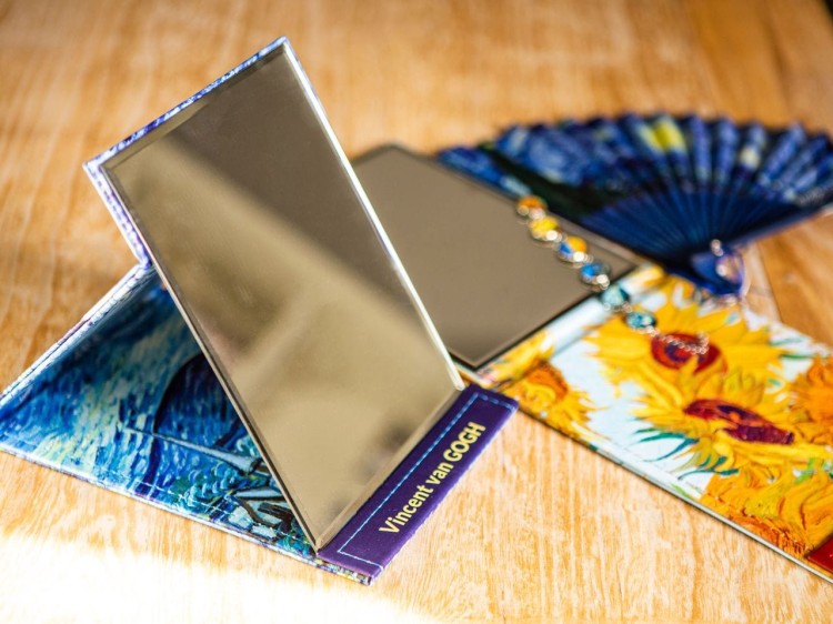 Lusterko 21x15 w etui z podstawką van Gogh Gwiaździsta noc 2