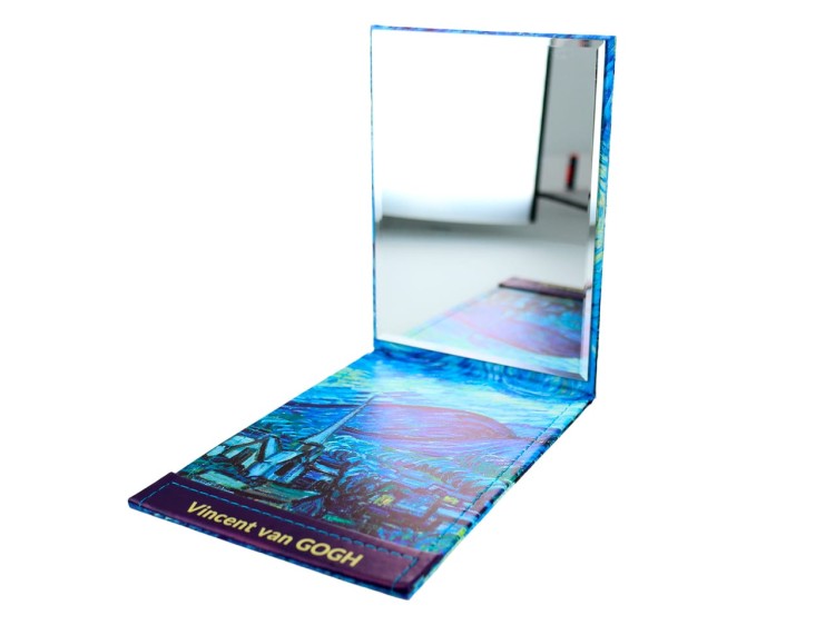Lusterko 21x15 w etui z podstawką van Gogh Gwiaździsta noc 6