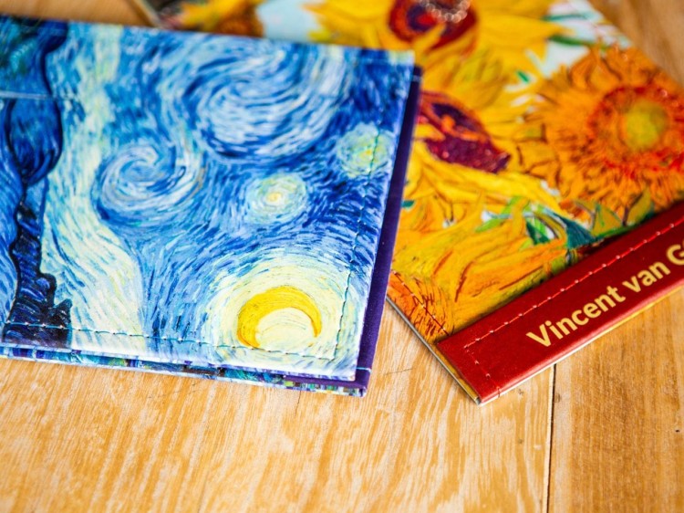 Lusterko 21x15 w etui z podstawką van Gogh Gwiaździsta noc 10