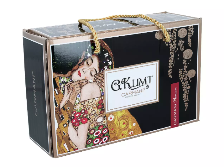 Filiżanki espresso Carmani Gustav Klimt Adele 3
