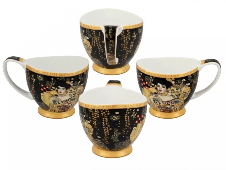 Filiżanka Big Vanessa 350ml Klimt Adele widok z każdej strony