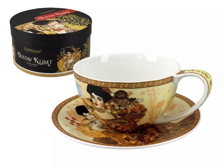 Filiżanka 340 ml Gustav Klimt Adele z pudełkiem prezentowym