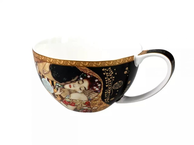 Filiżanka 340 ml Gustav Klimt Pocałunek kształt czarki