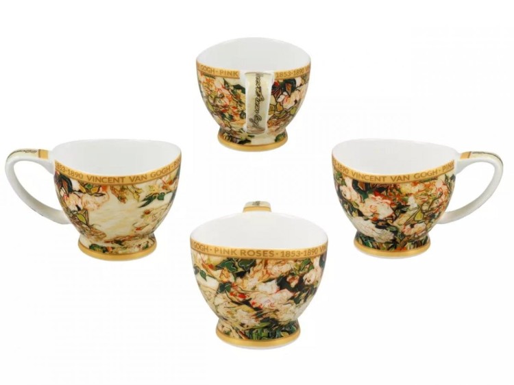 Filiżanka espresso 100ml van Gogh Wazon z różami 4