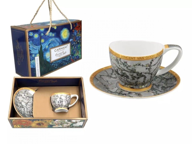 Filiżanka espresso 100ml van Gogh Kwitnący migdałowiec 2